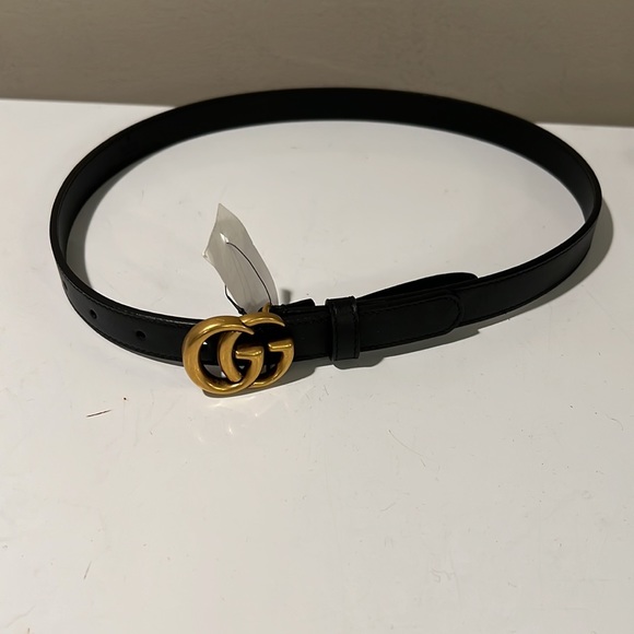 Gucci Leather belt with Double G buckle size 70 - Picture 3 of 8